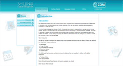 Desktop Screenshot of cmshelp.shilling.co.uk